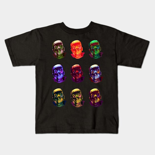 Nine Times the Horror! Kids T-Shirt by Abstract